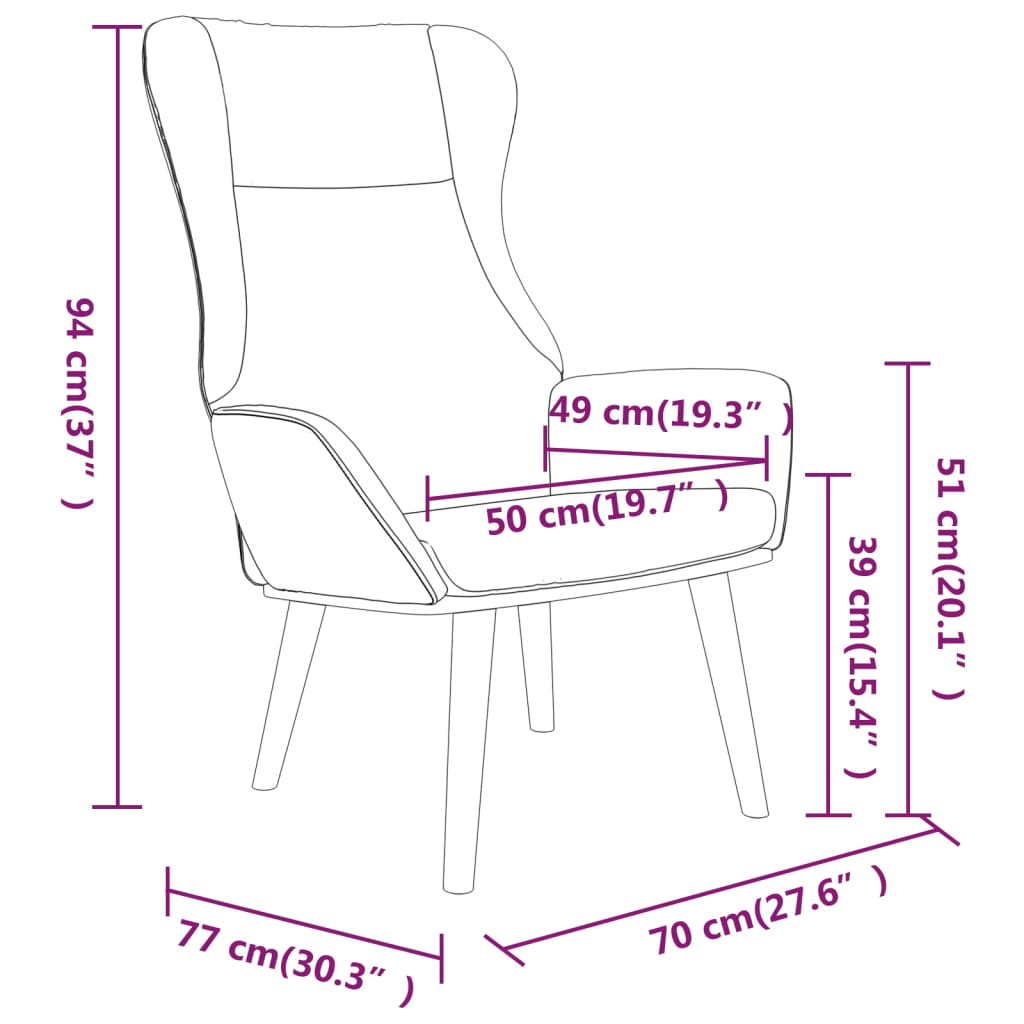 Tortora Relax Chair in Fabric