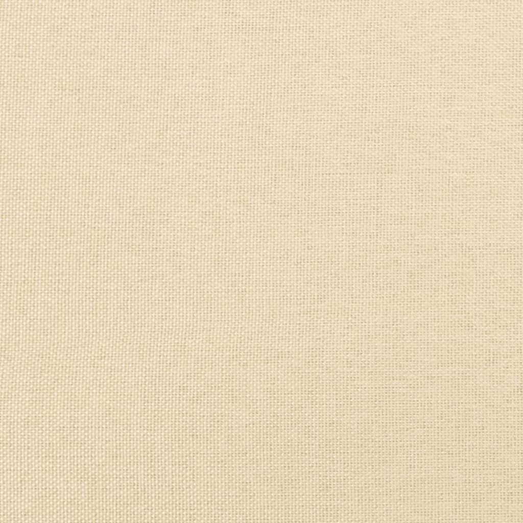 Poggiapiedi Crema 60x60x36 cm in Tessuto - homemem39