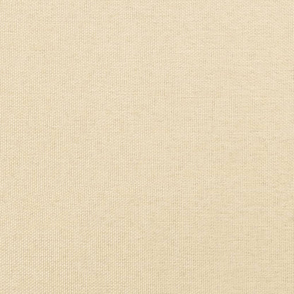 Poggiapiedi Crema 60x60x36 cm in Tessuto - homemem39