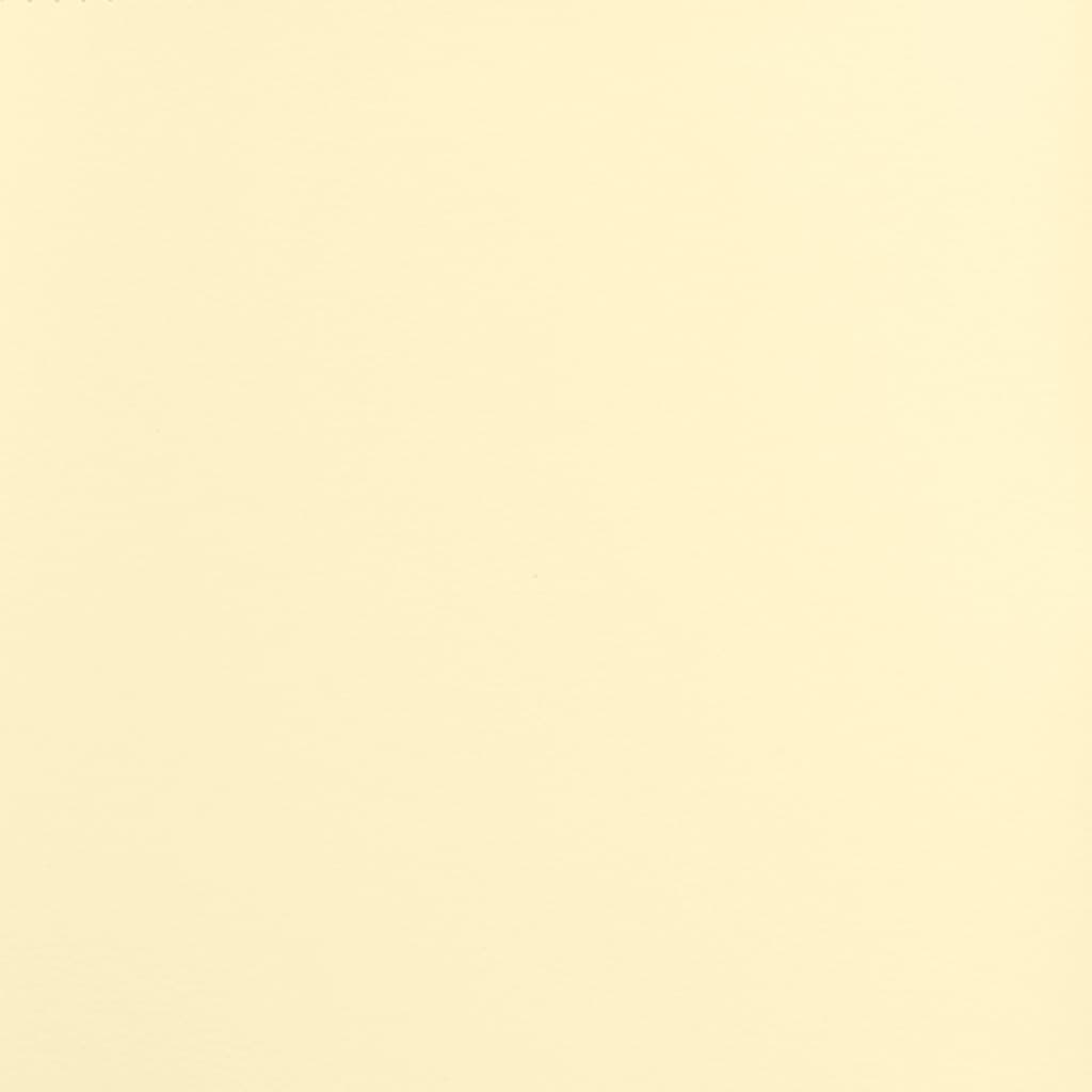 Poggiapiedi Crema 60x60x36 cm in Similpelle - homemem39