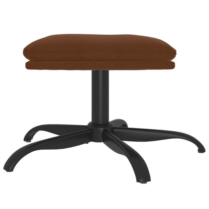 Sgabello Marrone 60x60x36 cm in Microfibra - homemem39