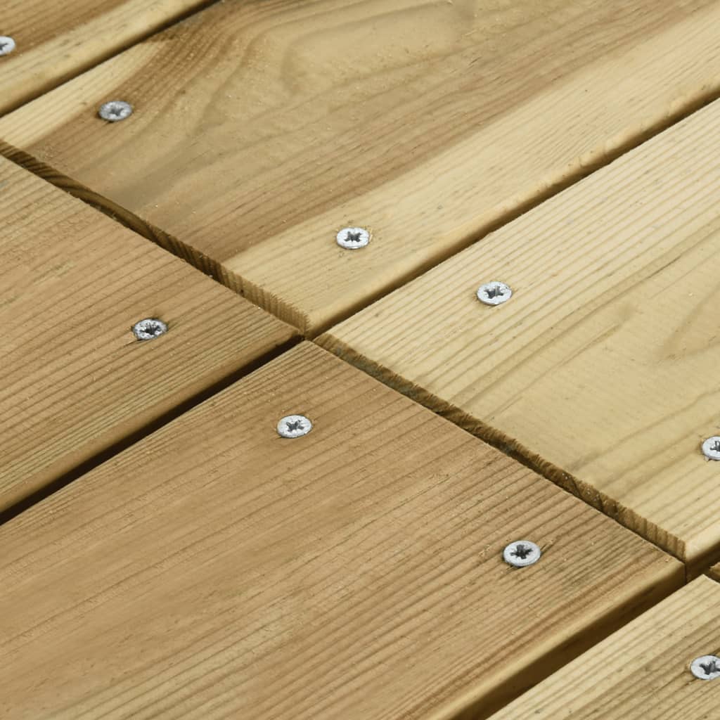 Tavolo da Giardino 110x74x75 cm in Legno di Pino Impregnato | homemem39