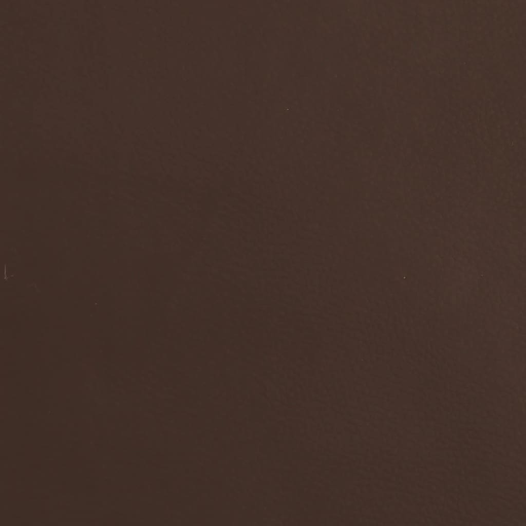 Sdraio con Cuscini e Capezzale Marrone in Similpelle