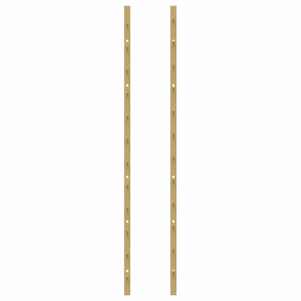 Portavini da Parete per 24 Bottiglie Oro in Ferro