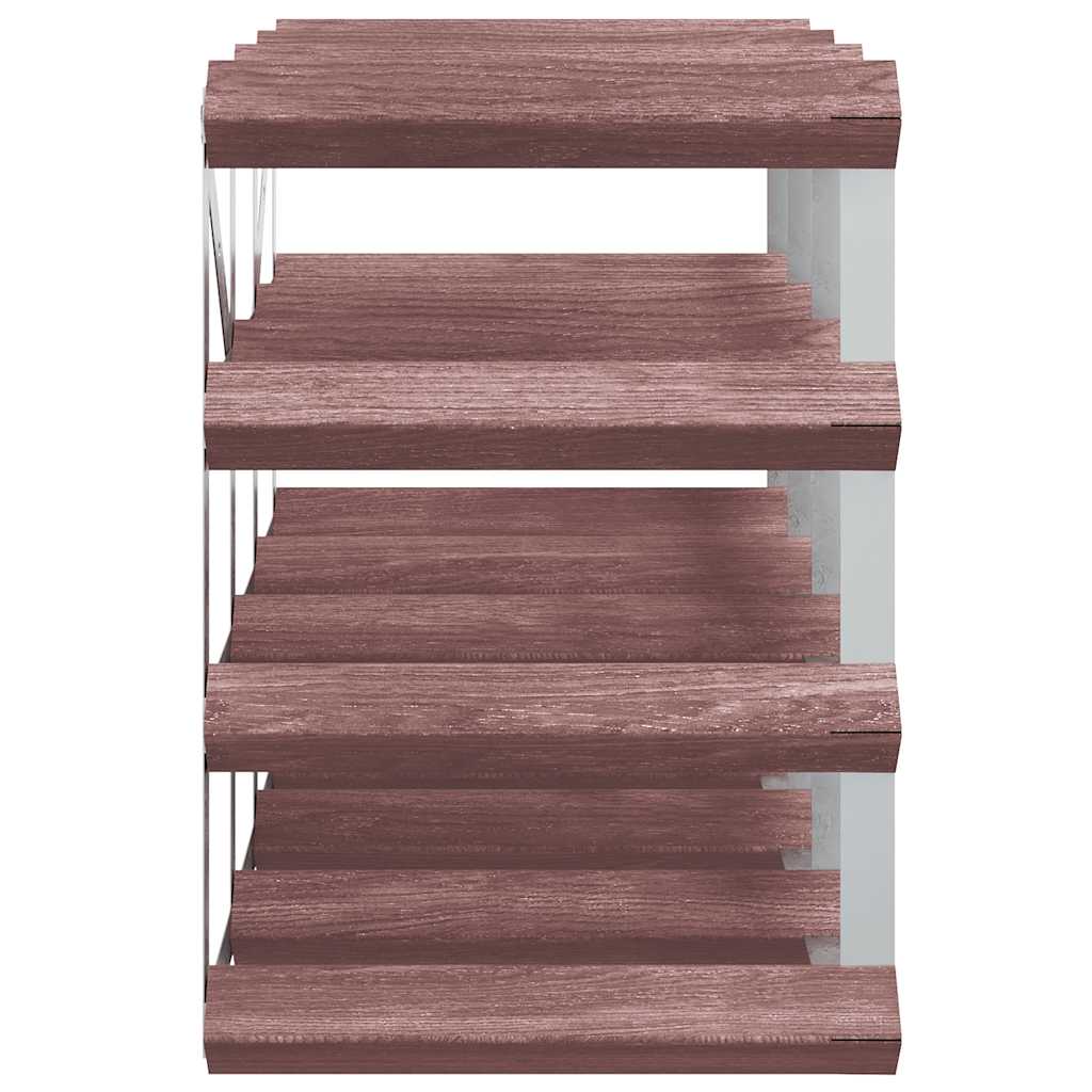 Portabottiglie per 12 Bottiglie Legno Massello di Pino Marrone | homemem39