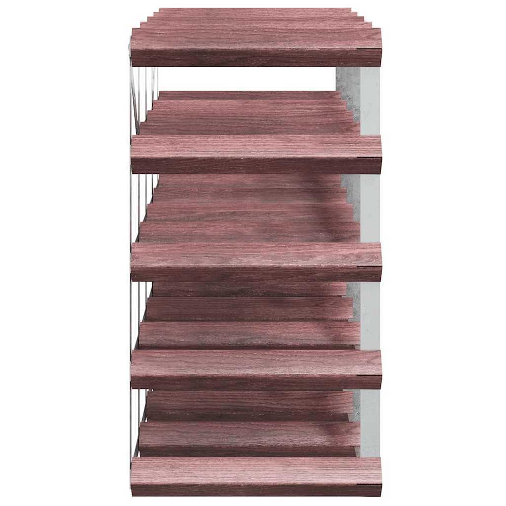 Portabottiglie per 20 Bottiglie Legno Massello di Pino Marrone | homemem39