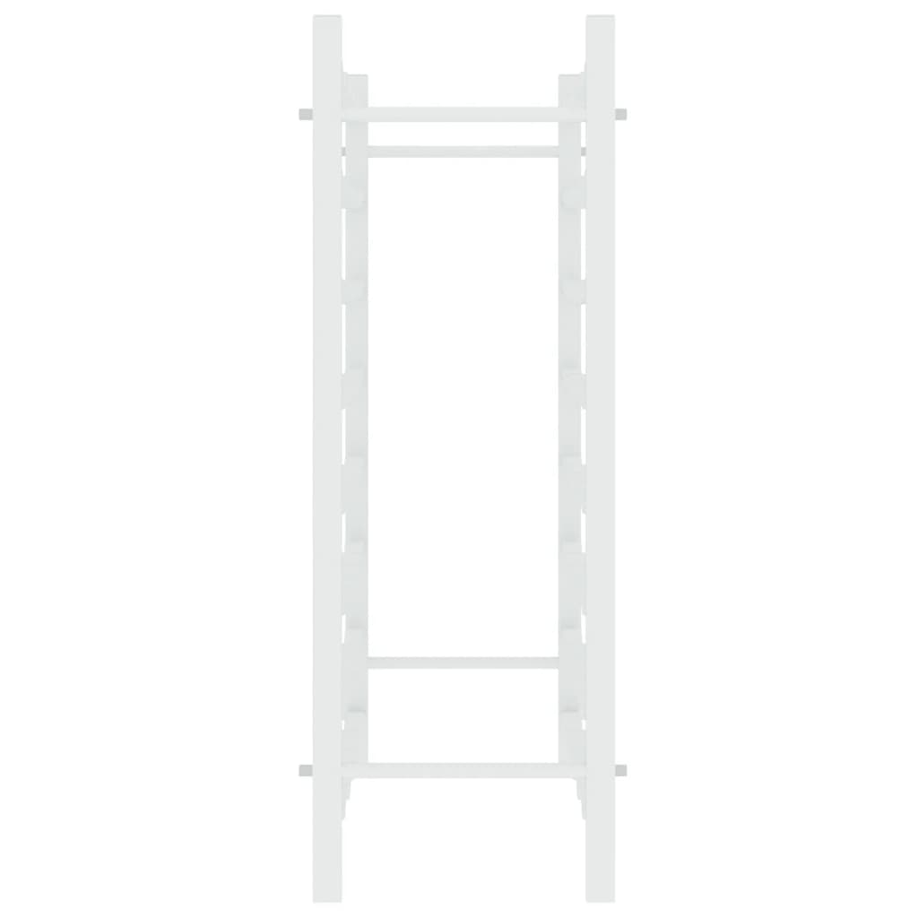 Portabottiglie per 48 Bottiglie Bianco in Metallo - homemem39