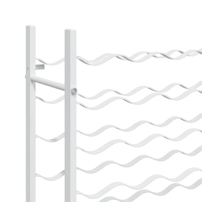 Portabottiglie per 48 Bottiglie Bianco in Metallo