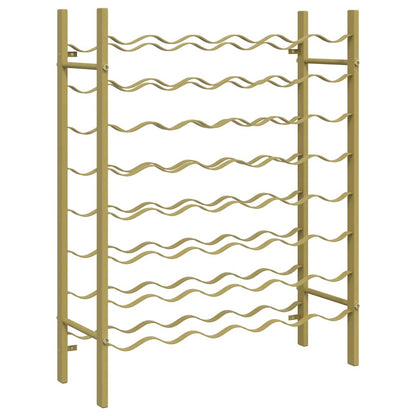 Portabottiglie per 48 Bottiglie Metallo Oro