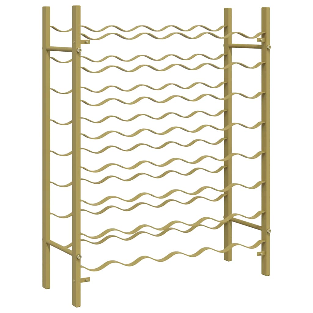 Portabottiglie per 48 Bottiglie Metallo Oro