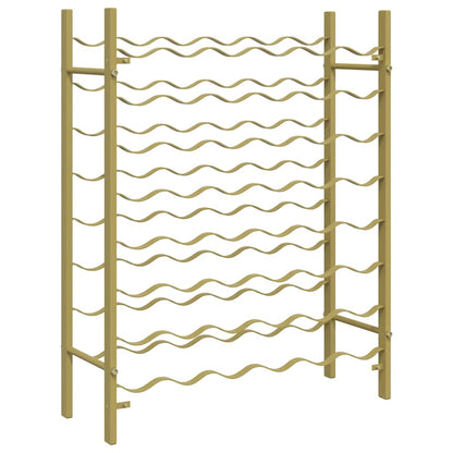 Portabottiglie per 48 Bottiglie Metallo Oro