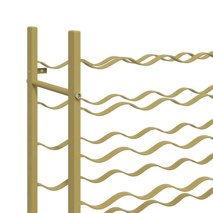 Portabottiglie per 48 Bottiglie Metallo Oro