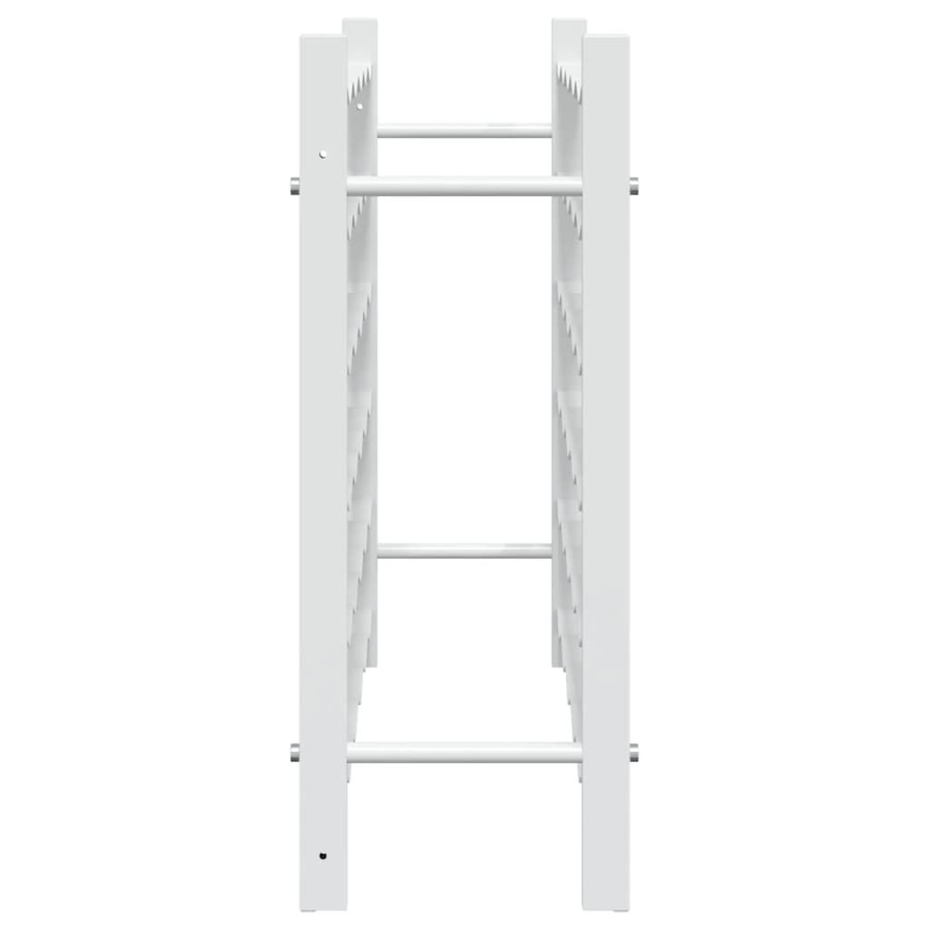 Portabottiglie per 36 Bottiglie Metallo Bianco