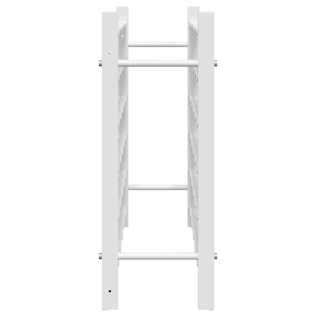 Portabottiglie per 36 Bottiglie Metallo Bianco