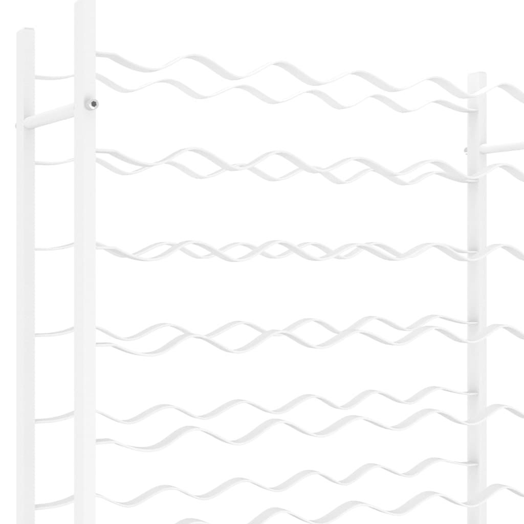 Portabottiglie per 36 Bottiglie Metallo Bianco