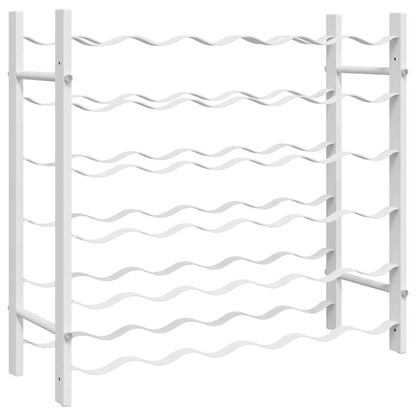 Portabottiglie per 36 Bottiglie Metallo Bianco