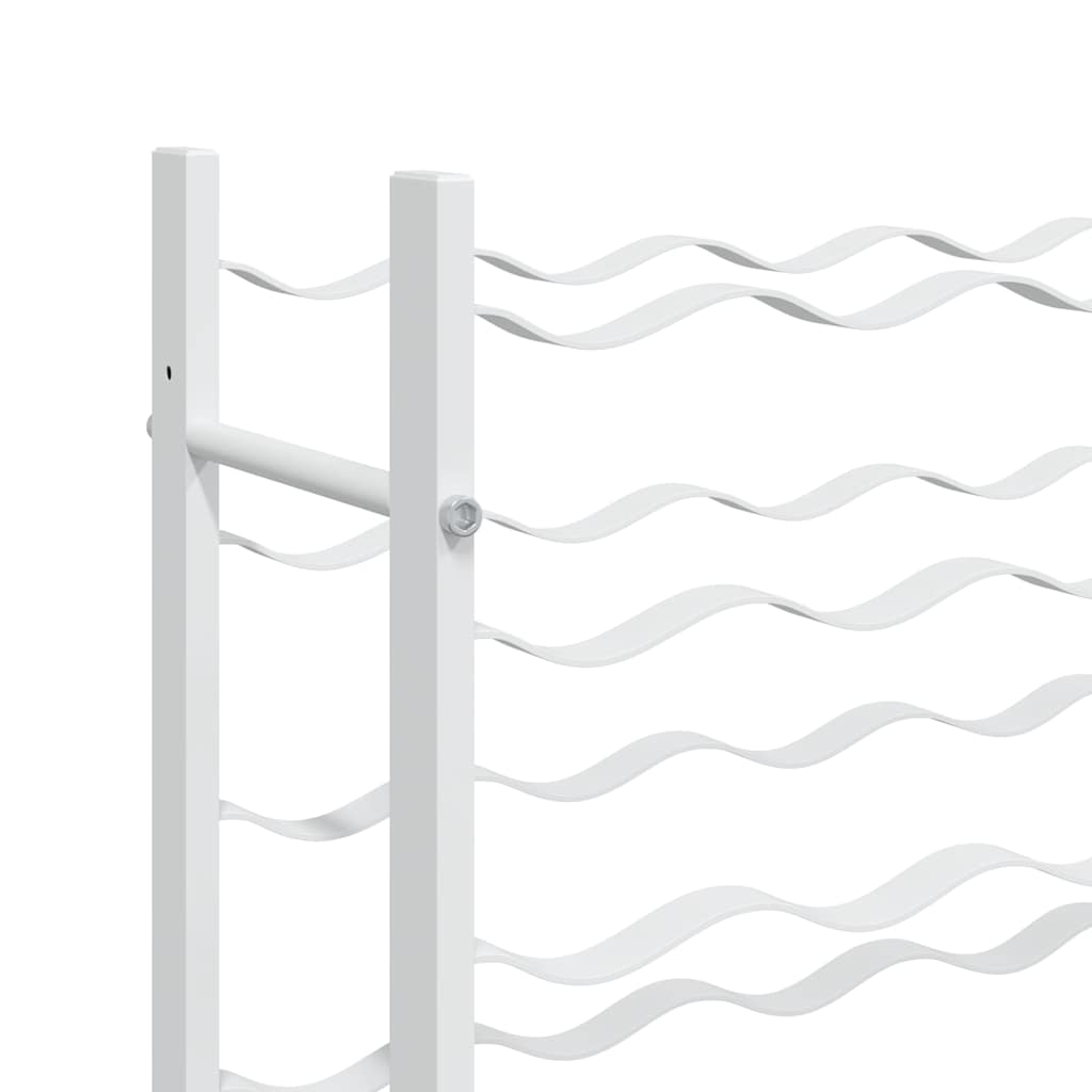 Portabottiglie per 36 Bottiglie Metallo Bianco