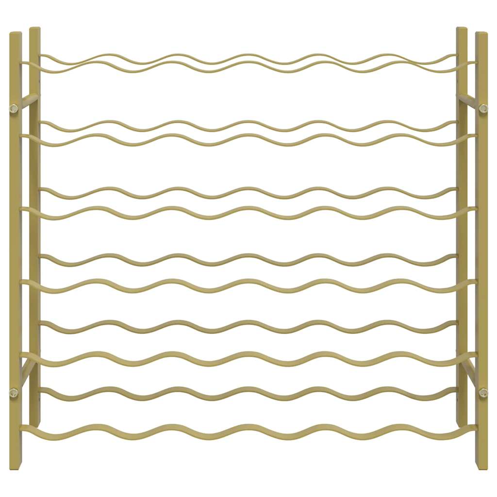 Portabottiglie per 36 Bottiglie Metallo Oro