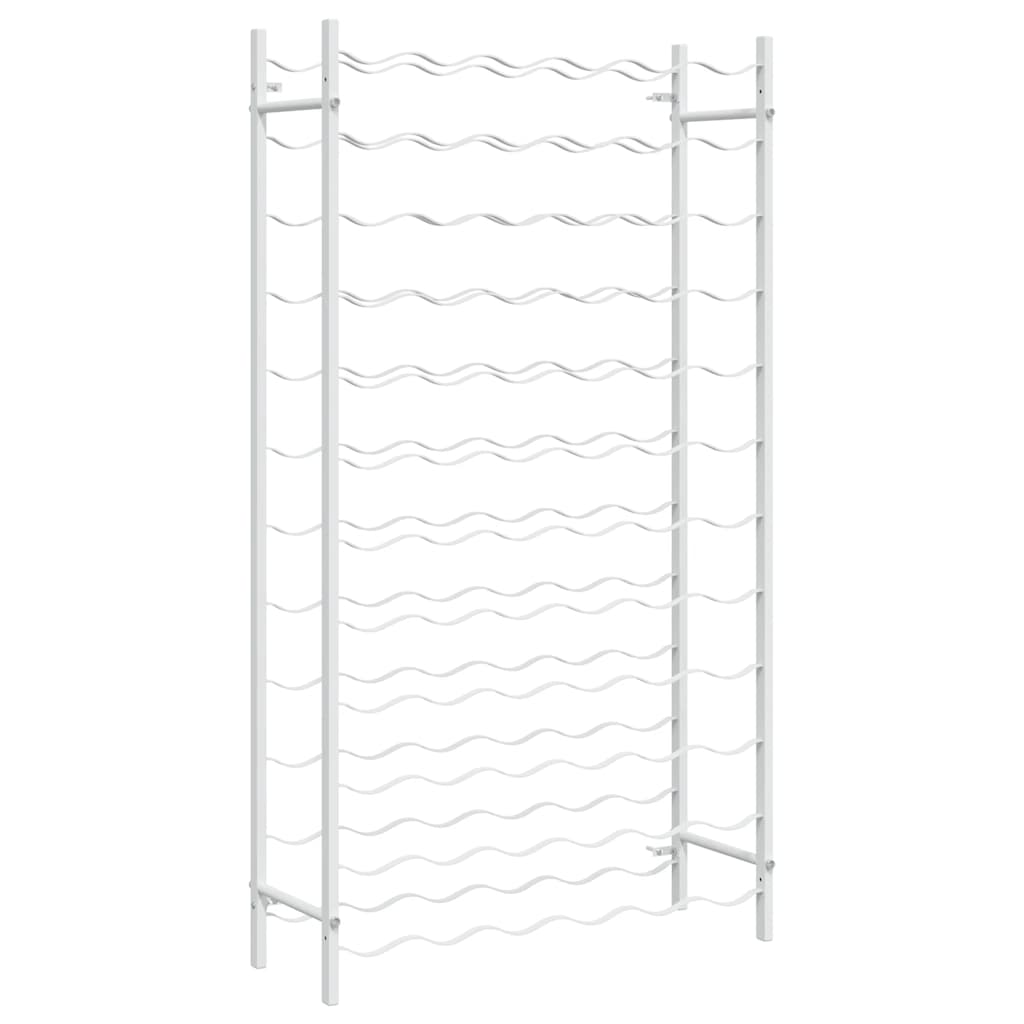 Portabottiglie per 72 Bottiglie Metallo Bianco | homemem39
