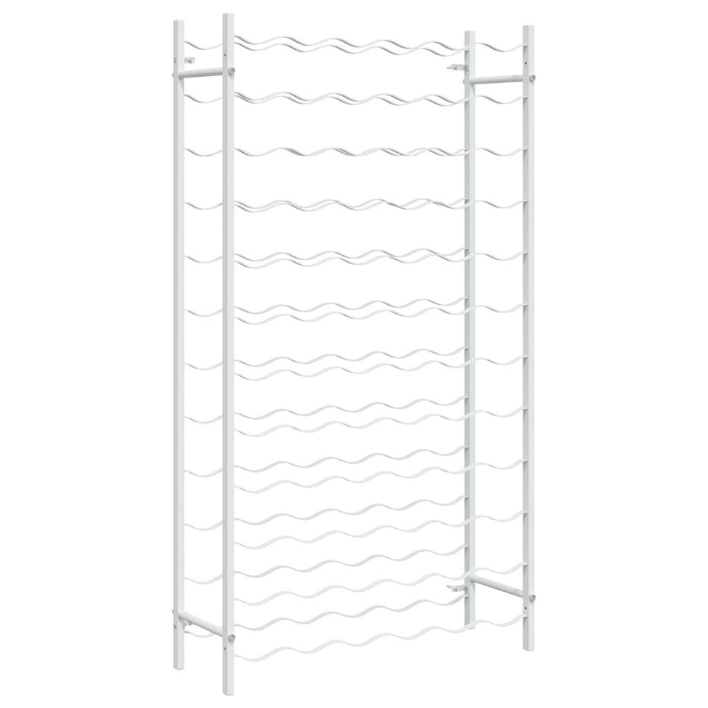 Portabottiglie per 72 Bottiglie Metallo Bianco