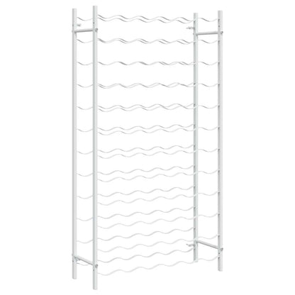 Portabottiglie per 72 Bottiglie Metallo Bianco