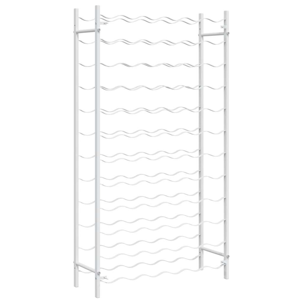Portabottiglie per 72 Bottiglie Metallo Bianco | homemem39