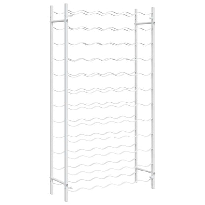 Portabottiglie per 72 Bottiglie Metallo Bianco | homemem39