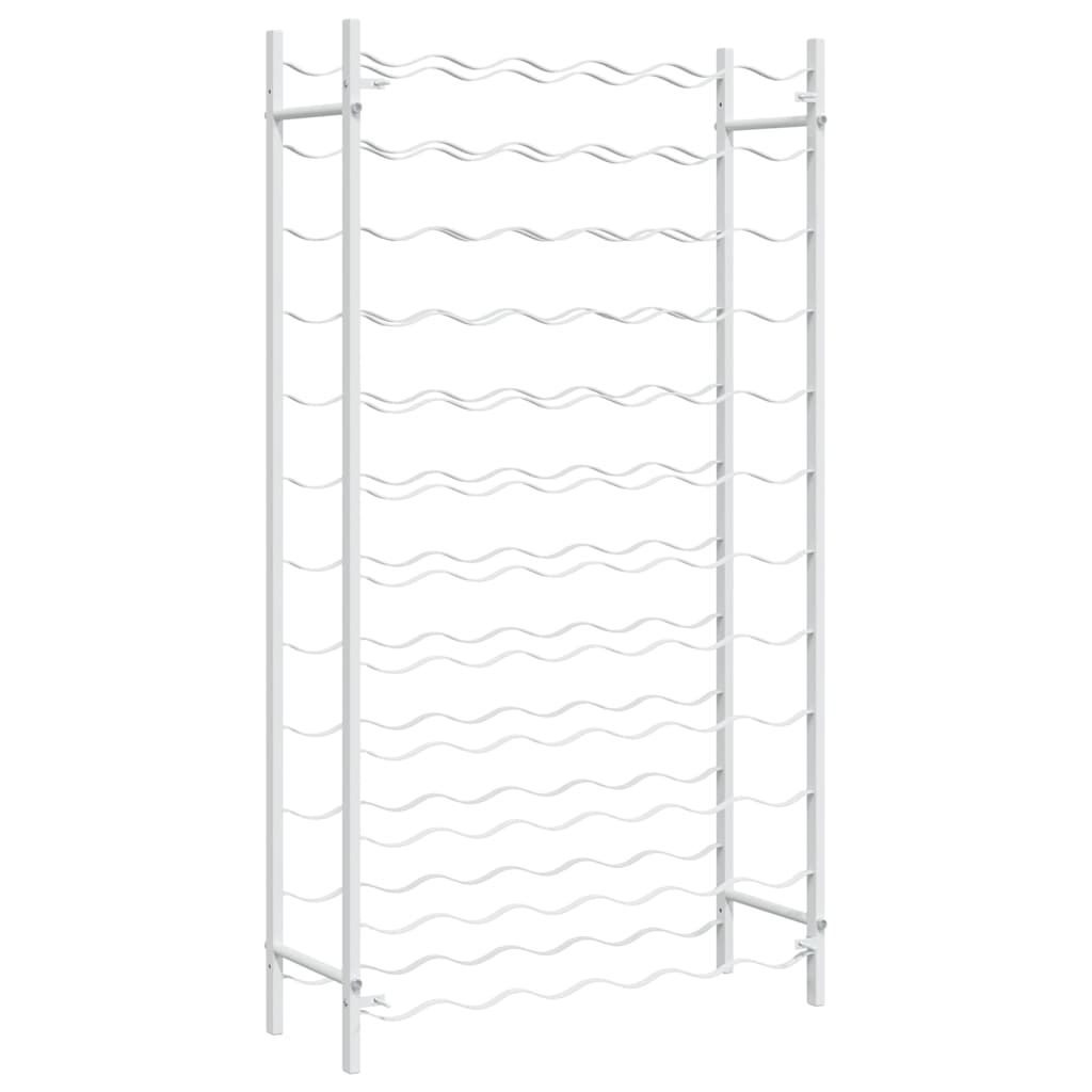 Portabottiglie per 72 Bottiglie Metallo Bianco