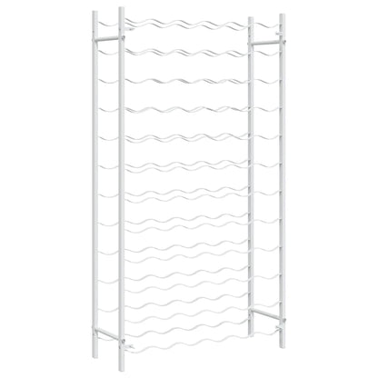 Portabottiglie per 72 Bottiglie Metallo Bianco