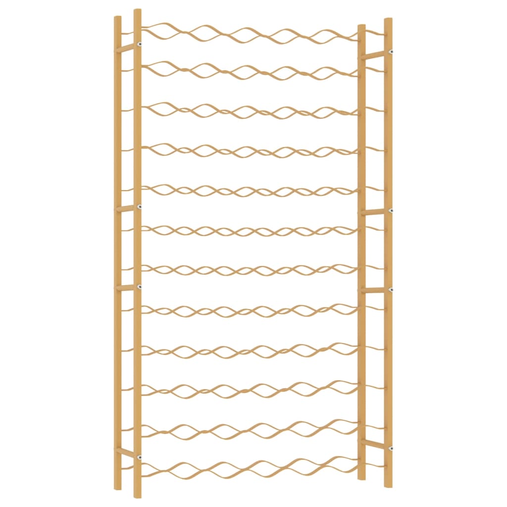 Portabottiglie per 72 Bottiglie Metallo Oro