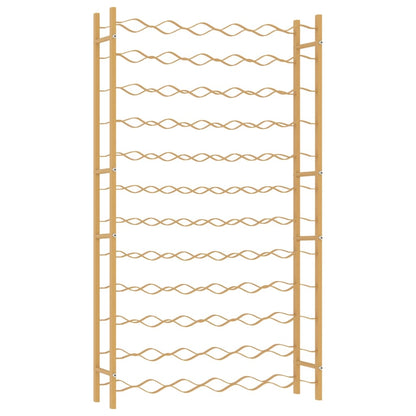 Portabottiglie per 72 Bottiglie Metallo Oro