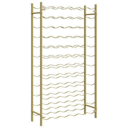 Portabottiglie per 72 Bottiglie Metallo Oro