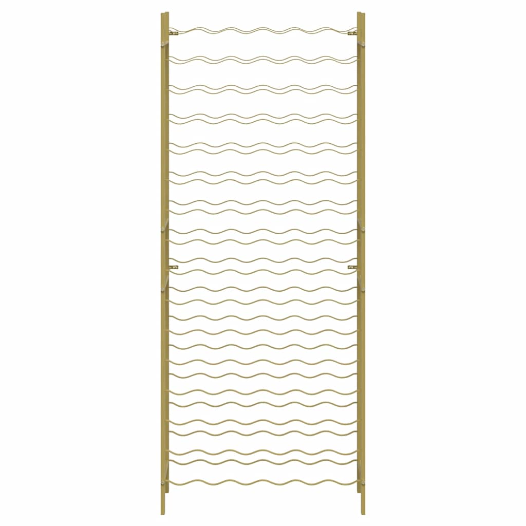 Portabottiglie per 96 Bottiglie Metallo Oro | homemem39
