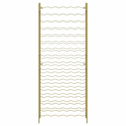 Portabottiglie per 96 Bottiglie Metallo Oro