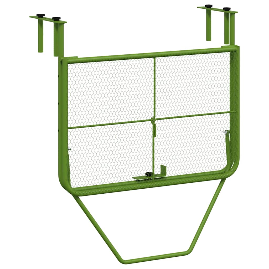 Tavolo da Balcone Verde 60x40 cm in Acciaio | homemem39