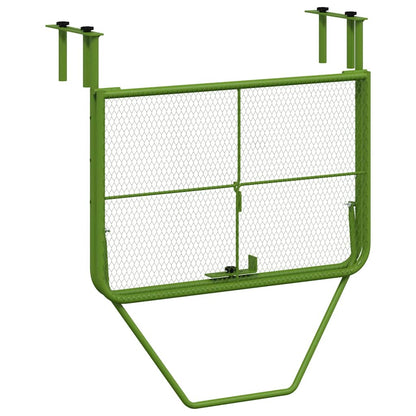 Tavolo da Balcone Verde 60x40 cm in Acciaio | homemem39