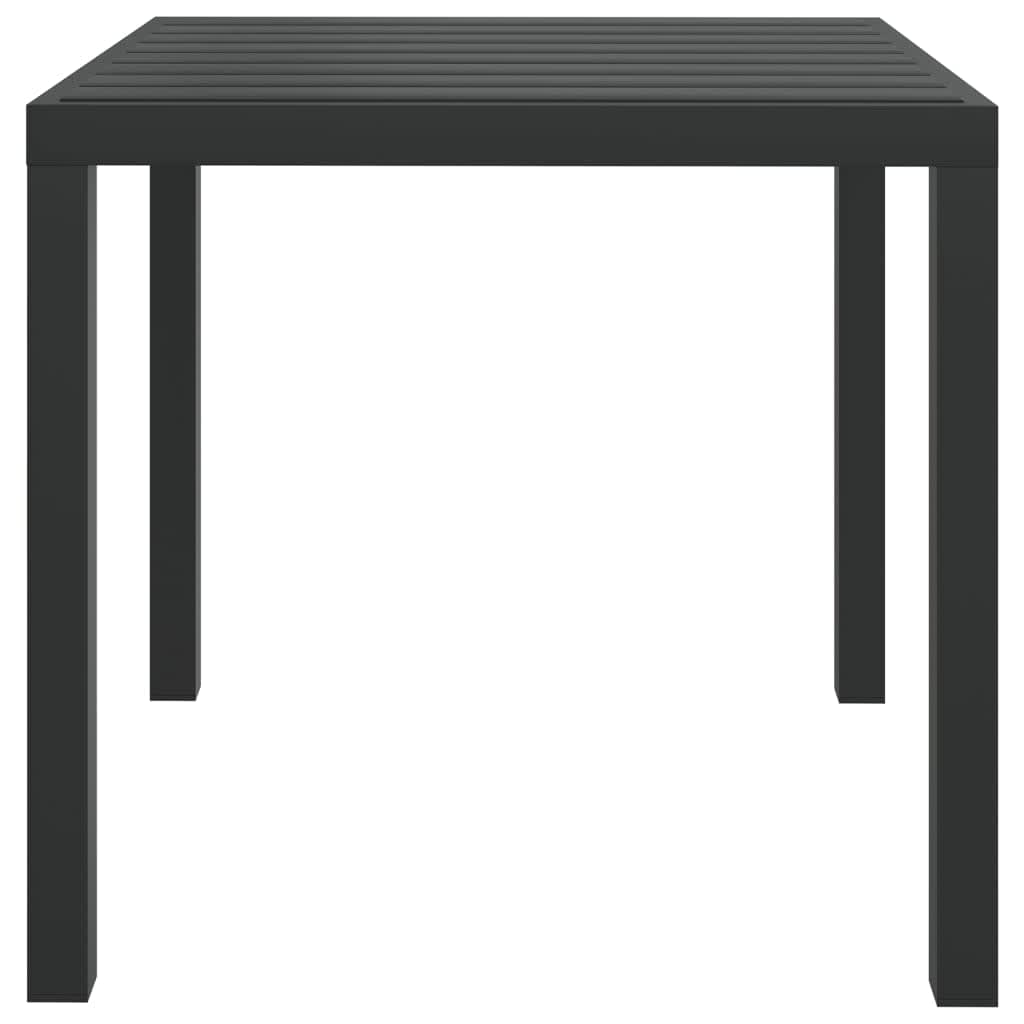 Set da Pranzo per Giardino 5 pz con Cuscini Polyrattan Nero