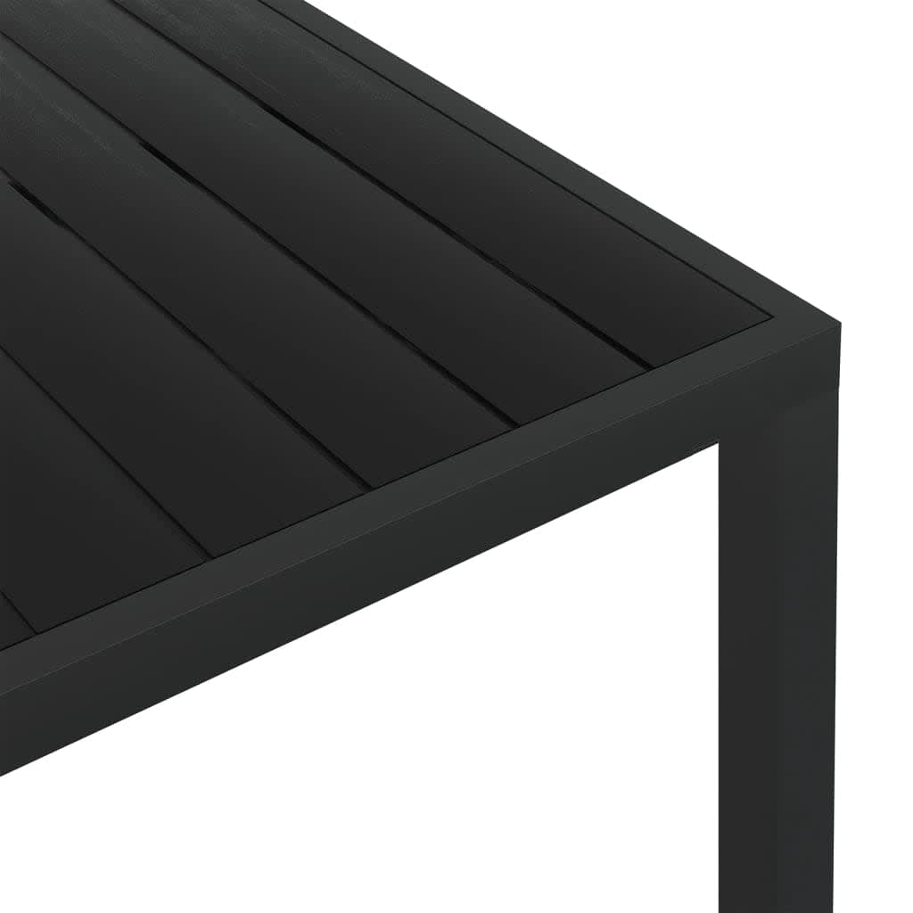 Set da Pranzo per Giardino 7 pz con Cuscini Polyrattan Grigio | homemem39