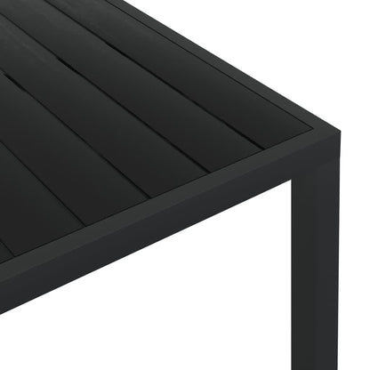 Set Pranzo da Giardino 9 pz con Cuscini in Polyrattan Grigio | homemem39