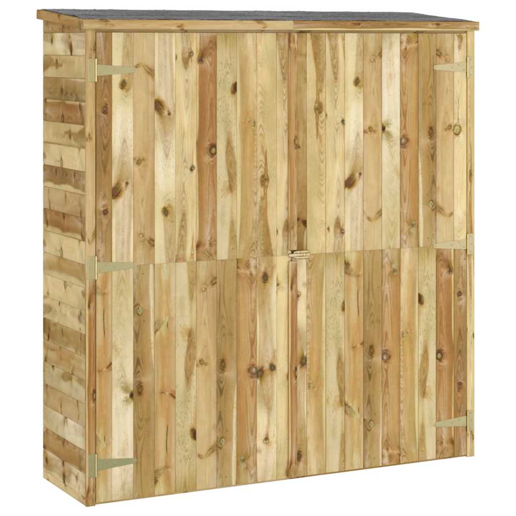 Rimessa Attrezzi Giardino 163x50x171 cm Massello di Pino | homemem39