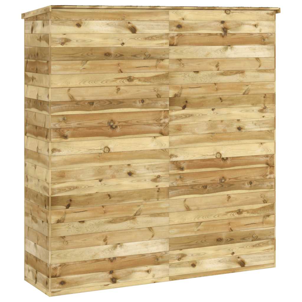 Rimessa Attrezzi Giardino 163x50x171 cm Massello di Pino | homemem39