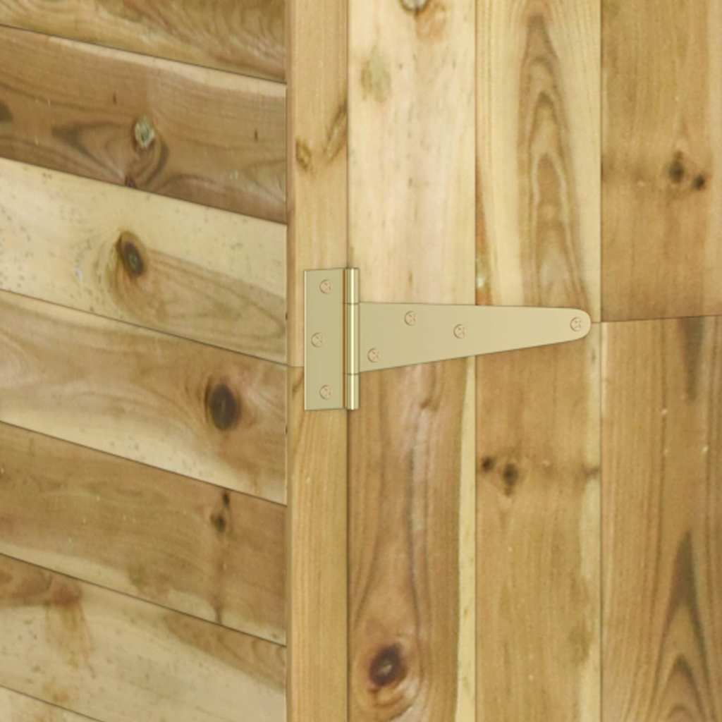 Rimessa Attrezzi Giardino 163x50x171 cm Massello di Pino | homemem39