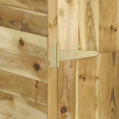 Rimessa Attrezzi Giardino 163x50x171 cm Massello di Pino | homemem39