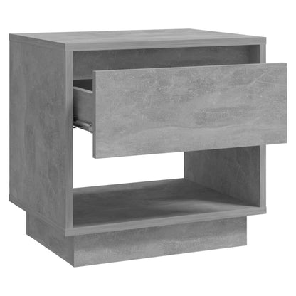 Comodini 2 pz Grigio Cemento 45x34x44 cm in Truciolato - homemem39