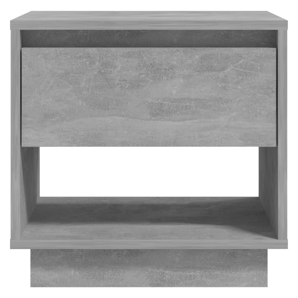 Comodini 2 pz Grigio Cemento 45x34x44 cm in Truciolato - homemem39