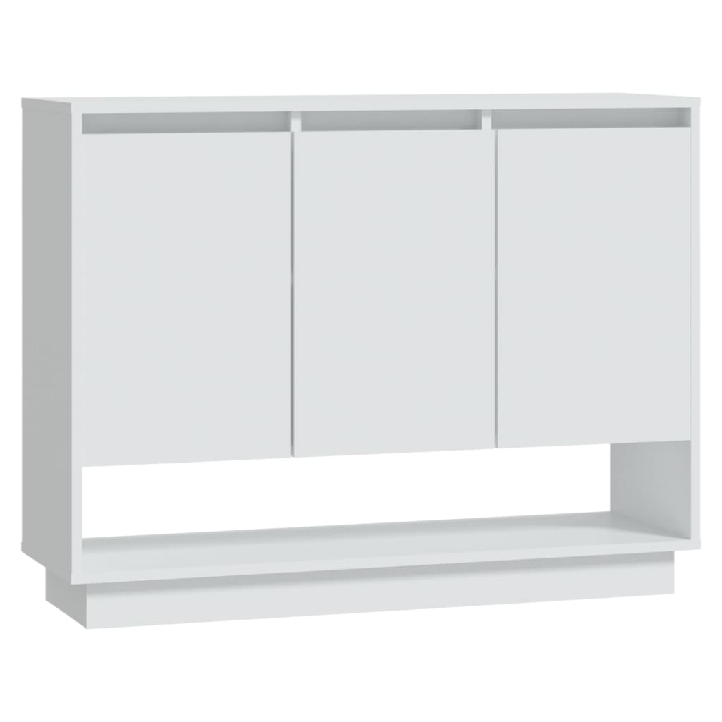 Credenza Bianca 97x31x75 cm in Truciolato - homemem39