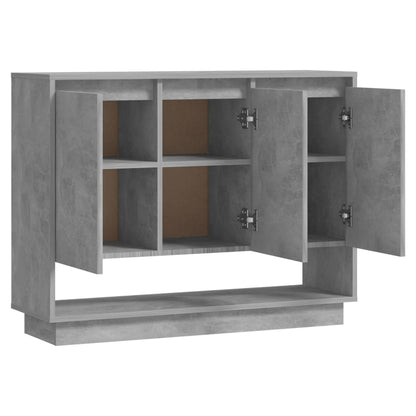 Credenza Grigio Cemento 97x31x75 cm in Truciolato - homemem39