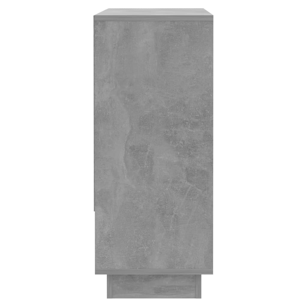 Credenza Grigio Cemento 97x31x75 cm in Truciolato - homemem39