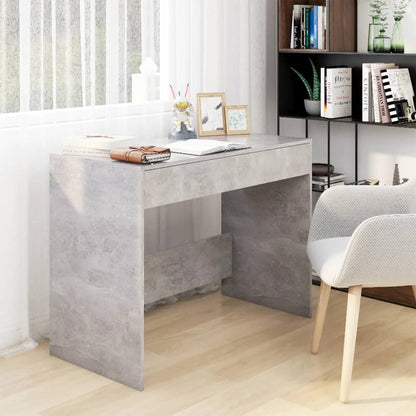Scrivania Grigio Cemento 101x50x76,5 cm in Truciolato - homemem39