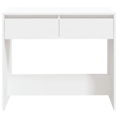Tavolo Consolle Bianco 89x41x76,5 cm in Acciaio | homemem39